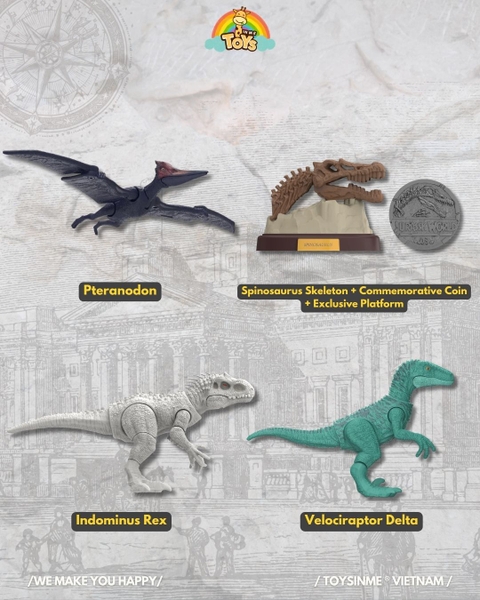 ĐỒ CHƠI HỘP MÙ LẮP RÁP JURASSIC WORLD TERRAVENTURE TS03