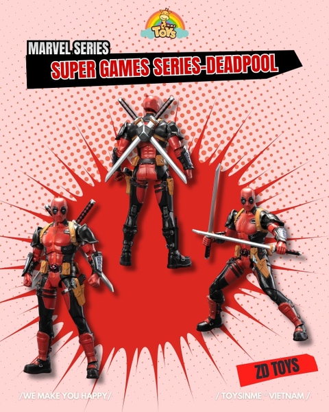 ĐỒ CHƠI MÔ HÌNH MARVEL - SUPPER GAME SERIES - DEADPOOL