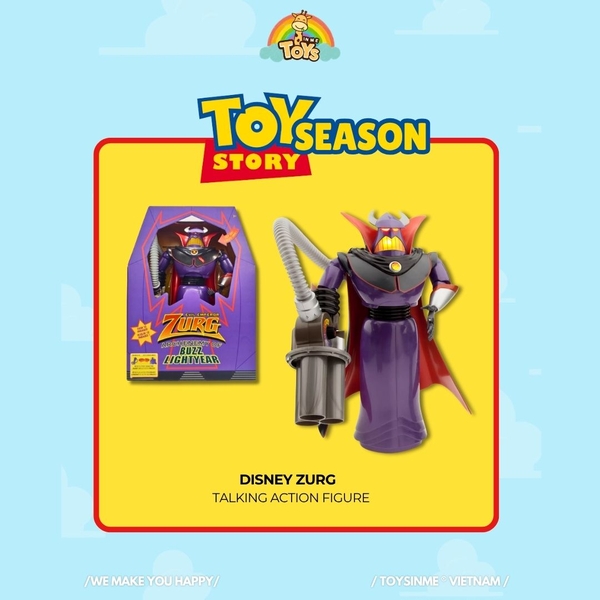 [ PRE-ORDER ] MÔ HÌNH EMPEROR ZURG TOYSTORY INTERACTIVE TALKING ACTION FIGURE