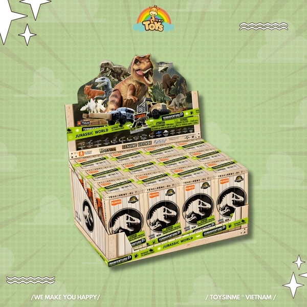 ĐỒ CHƠI HỘP MÙ KHỦNG LONG JURASSIC WORLD TERRAVENTURE TS 01 DINOSAUR CAPTURE OPERATION | BLOKEES