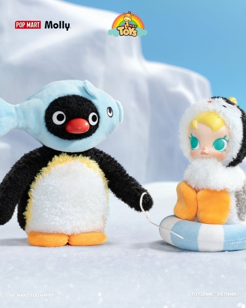 ĐỒ CHƠI MÓC KHOÁ MOLLY PINGU - BABY MOLLY X HAPPY FISHING PINGU SERIES PENDANT - MÓC KHOÁ MOLLY PINGU