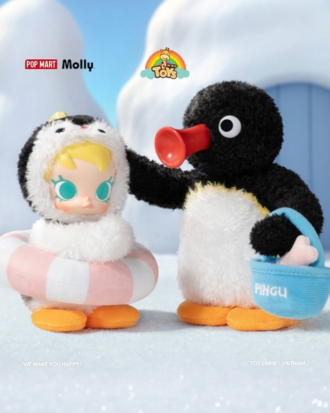 ĐỒ CHƠI MÓC KHOÁ MOLLY PINGU - BABY MOLLY X HAPPY FISHING PINGU SERIES PENDANT - MÓC KHOÁ MOLLY PINGU