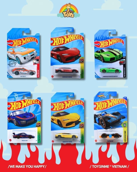 ĐỒ CHƠI MÔ HÌNH XE HOT WHEELS - GIAO MẪU NGẪU NHIÊN ĐỒNG GIÁ 49K
