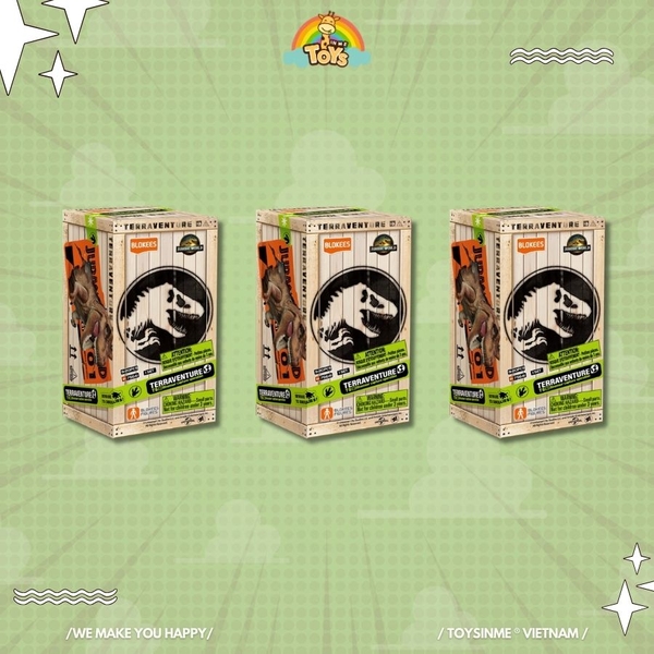 ĐỒ CHƠI MÔ HÌNH KHỦNG LONG BLOKEES -  JURASSIC WORLD TERRAVENTURE