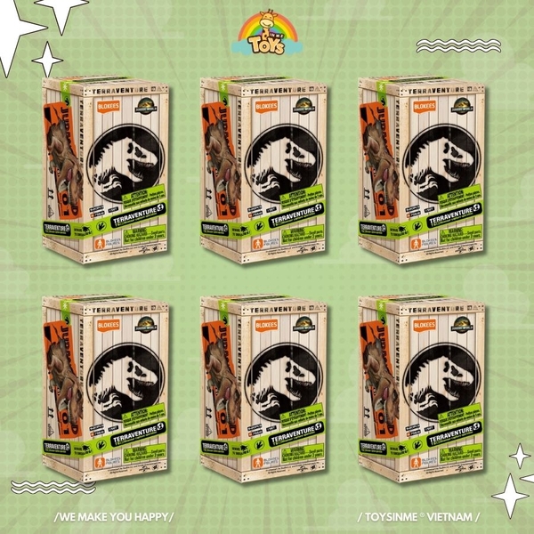 ĐỒ CHƠI MÔ HÌNH KHỦNG LONG BLOKEES -  JURASSIC WORLD TERRAVENTURE