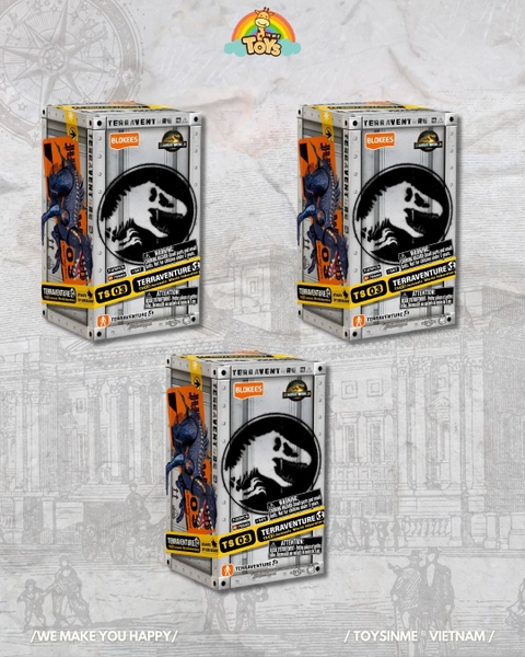 ĐỒ CHƠI HỘP MÙ LẮP RÁP JURASSIC WORLD TERRAVENTURE TS03