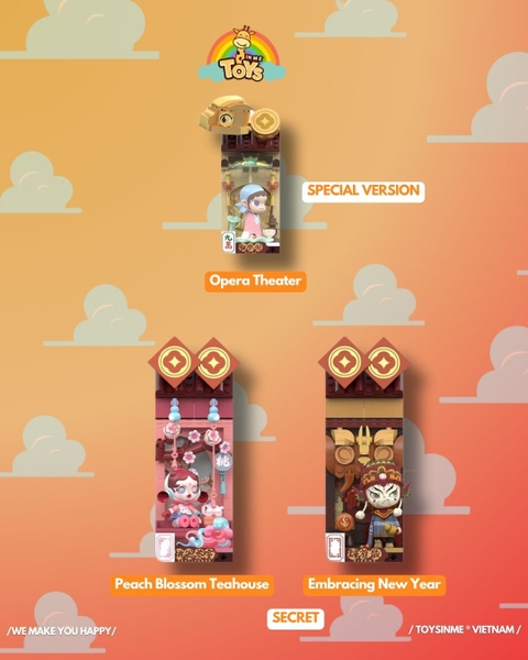 ĐỒ CHƠI LẮP RÁP MÔ HÌNH TẾT BLOCKS - WEALTHY SNAKE’S NEW YEAR CELEBRATION