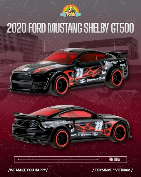 ĐỒ CHƠI XE MÔ HÌNH HOT WHEELS 2020 FORD MUSTANG GT500