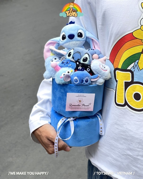 SET HOA GẤU BÔNG NHÂN VẬT HOẠT HÌNH - ĐỒ CHƠI QUÀ TẶNG LƯU NIỆM