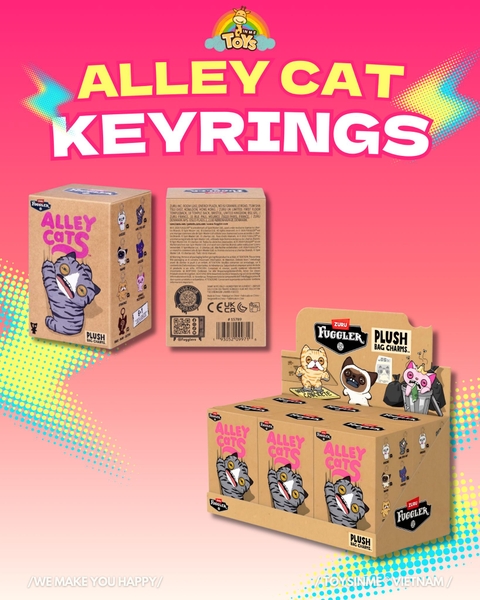 FUGGLER ALEY CAT KEYRINGS BLINDBOX