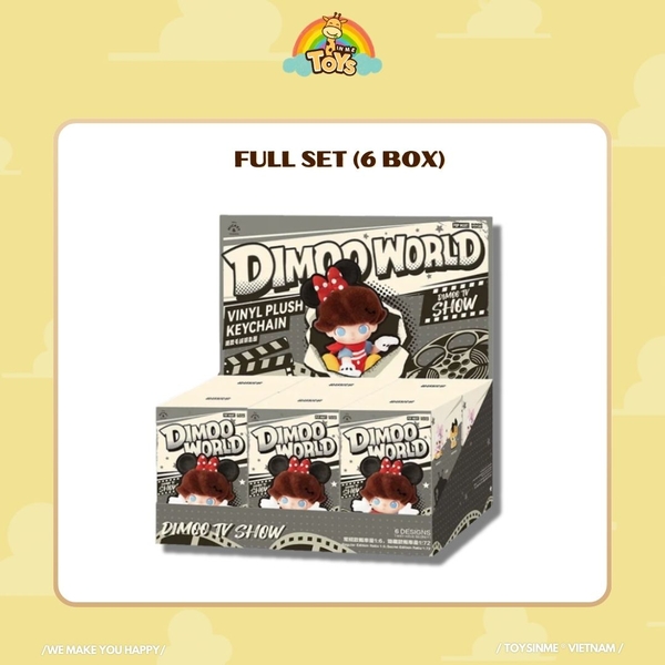 ĐỒ CHƠI HỘP MÙ DIMOO × DISNEY PLUSH KEYCHAIN BLIND BOX