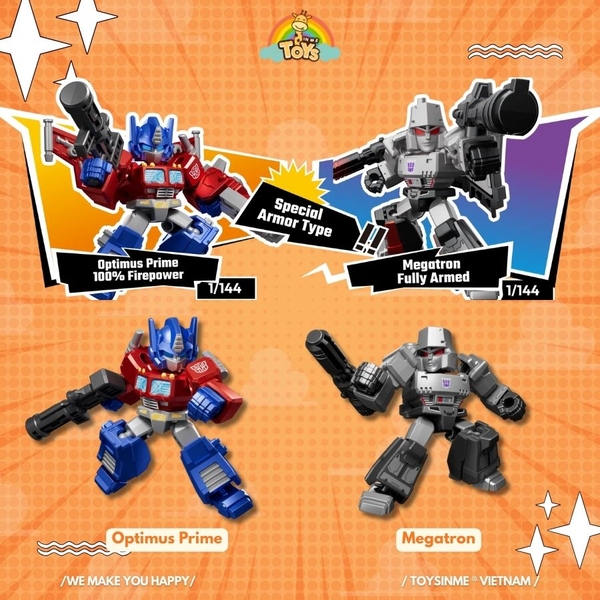 ĐỒ CHƠI MÔ HÌNH LẮP RÁP BLOKEES TRANSFORMERS DEFENDER - 01 GALAXY SHINING