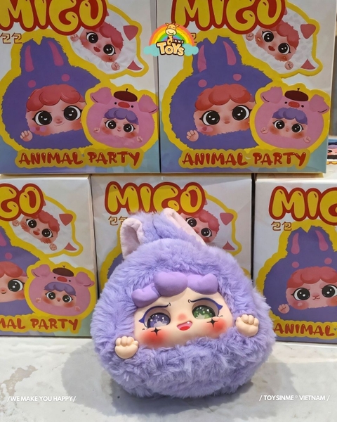 ĐỒ CHƠI HỘP MÙ MÓC KHÓA MIGO ANIMAL PARTY V2 BLINDBOX