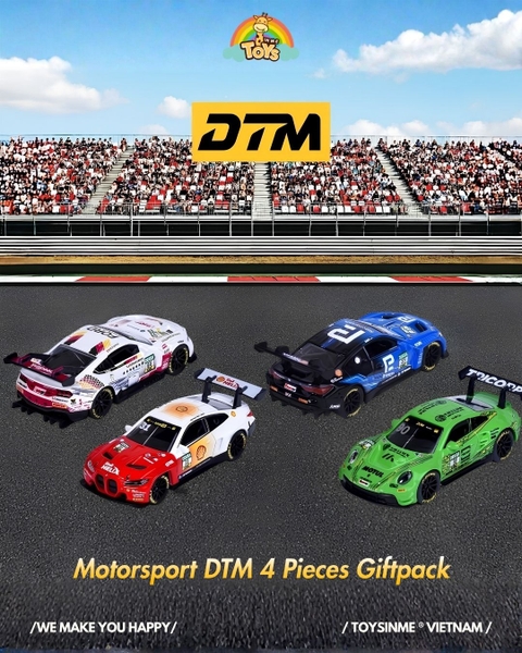 ĐỒ CHƠI XE MÔ HÌNH MAJORETTE MOTORSPORT DTM 4 PIECES GIFTPACK