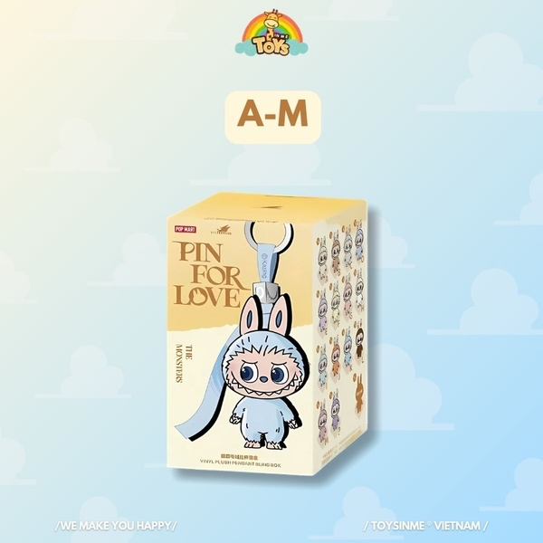 MÔ HÌNH BLINDBOX LABUBU V4 THE MONSTER PIN FOR LOVE SERIES