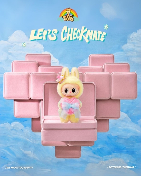 ĐỒ CHƠI MÔ HÌNH LABUBU VALENTINE- QUEEN THE MONSTERS LET’S CHECKMATE SERIES