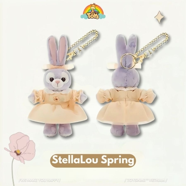 MÓC KHÓA GẤU BÔNG STELLA LOU CHÍNH HÃNG DISNEY