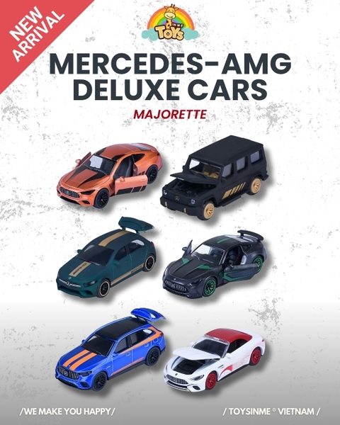 ĐỒ CHƠI XE MÔ HÌNH MAJORETTE MERCEDES - AMG DELUXE CARS