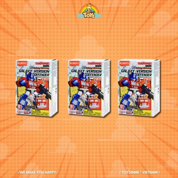 ĐỒ CHƠI MÔ HÌNH LẮP RÁP BLOKEES TRANSFORMERS DEFENDER - 01 GALAXY SHINING