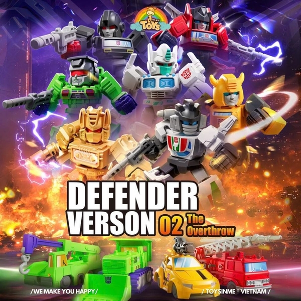 ĐỒ CHƠI MÔ HÌNH HỘP MÙ BLOKEES TRANSFORMERS DEFENDER