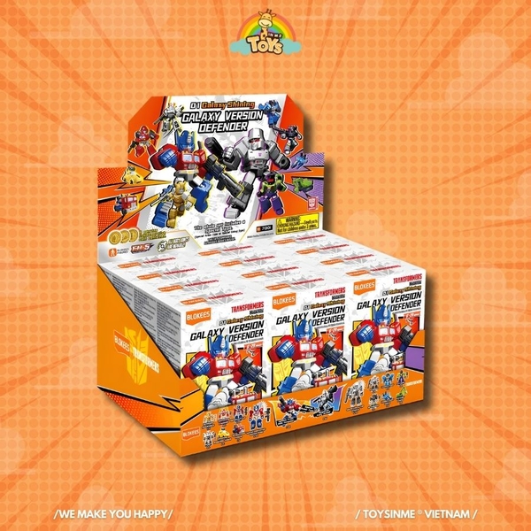 ĐỒ CHƠI MÔ HÌNH LẮP RÁP BLOKEES TRANSFORMERS DEFENDER - 01 GALAXY SHINING
