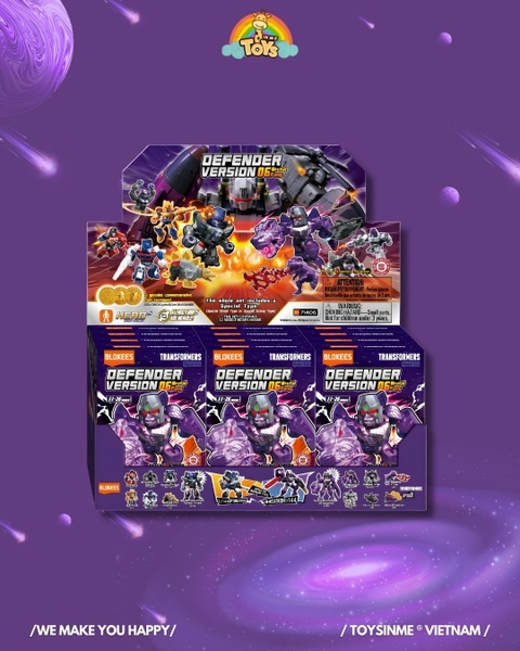 ĐỒ CHƠI MÔ HÌNH LẮP RÁP TRANSFORMERS DEFENDER  - 06 BRUTAL FANG