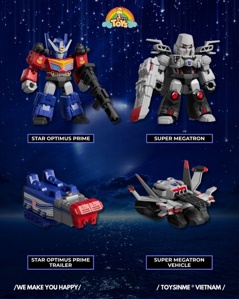 ĐỒ CHƠI LẮP RÁP BLOKEES TRANSFORMERS DEFENDER- DV08 BATTLE STARS