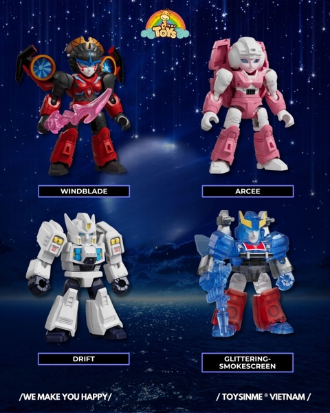 ĐỒ CHƠI LẮP RÁP BLOKEES TRANSFORMERS DEFENDER- DV08 BATTLE STARS