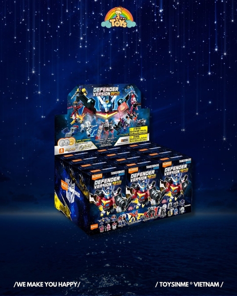 ĐỒ CHƠI LẮP RÁP BLOKEES TRANSFORMERS DEFENDER- DV08 BATTLE STARS