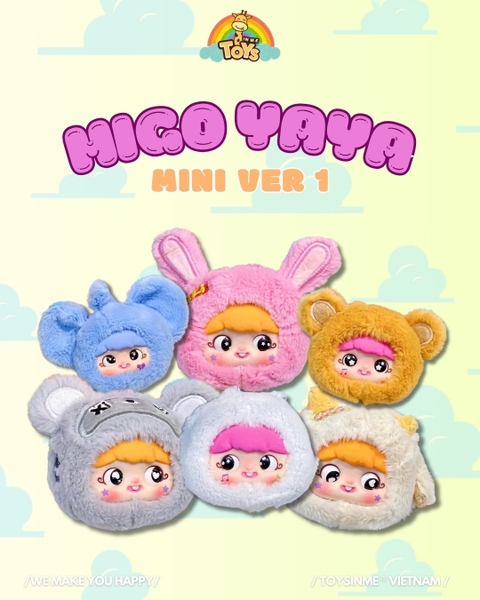 ĐỒ CHƠI MÓC KHÓA HỘP MÙ MIGO YAYA VER 1 FULLSET
