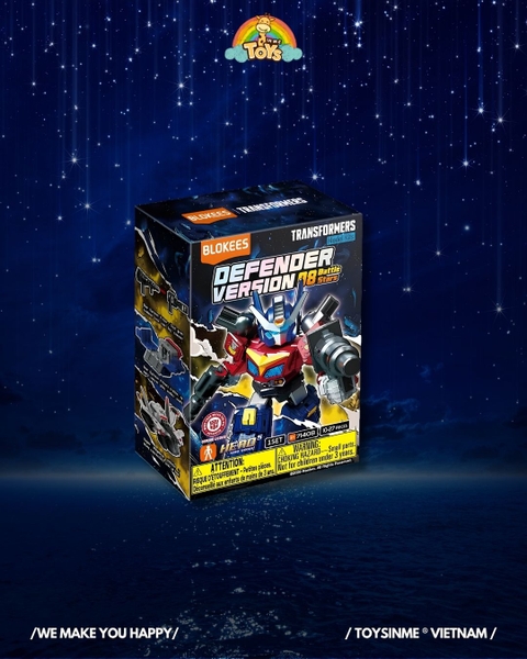 ĐỒ CHƠI LẮP RÁP BLOKEES TRANSFORMERS DEFENDER- DV08 BATTLE STARS