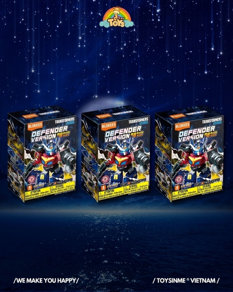 ĐỒ CHƠI LẮP RÁP BLOKEES TRANSFORMERS DEFENDER- DV08 BATTLE STARS