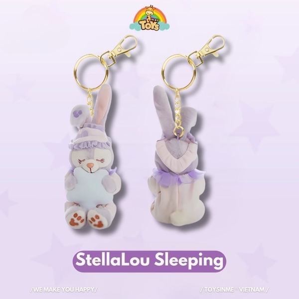 MÓC KHÓA GẤU BÔNG STELLA LOU CHÍNH HÃNG DISNEY