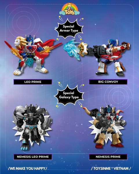 ĐỒ CHƠI MÔ HÌNH LẮP RÁP BLOKEES TRANSFORMERS DEFENDER - 07 POWER OF THE BEAST