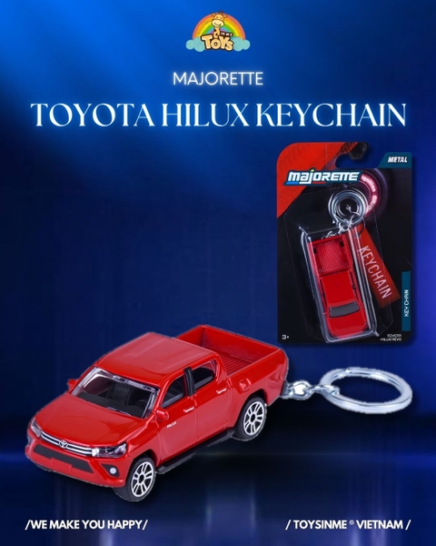 ĐỒ CHƠI SƯU TẦM MÓC KHÓA XE MÔ HÌNH MAJORETTE KEYCHAIN