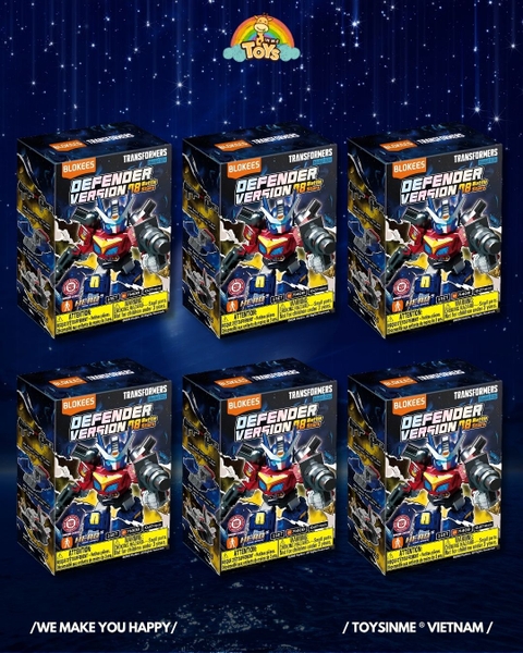 ĐỒ CHƠI LẮP RÁP BLOKEES TRANSFORMERS DEFENDER- DV08 BATTLE STARS