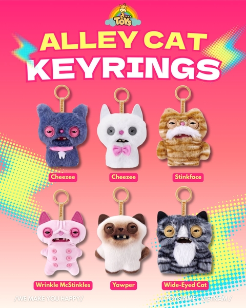 FUGGLER ALEY CAT KEYRINGS BLINDBOX