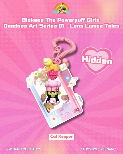 ĐỒ CHƠI HỘP MÙ MÓC KHÓA BLOKEES POWERPUFF GIRL DAADOOS