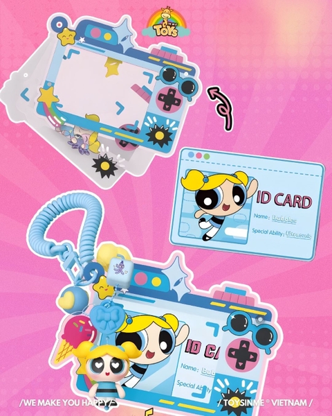 ĐỒ CHƠI HỘP MÙ MÓC KHÓA BLOKEES POWERPUFF GIRL DAADOOS