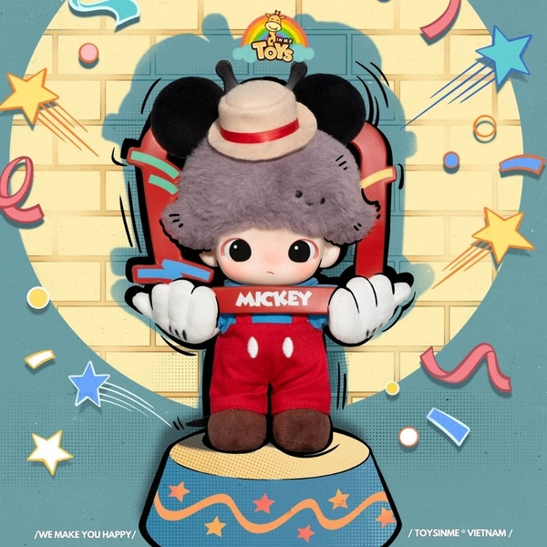 ĐỒ CHƠI HỘP MÙ DIMOO × DISNEY PLUSH KEYCHAIN BLIND BOX