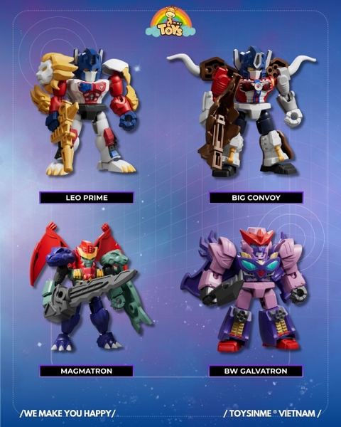 ĐỒ CHƠI MÔ HÌNH LẮP RÁP BLOKEES TRANSFORMERS DEFENDER - 07 POWER OF THE BEAST