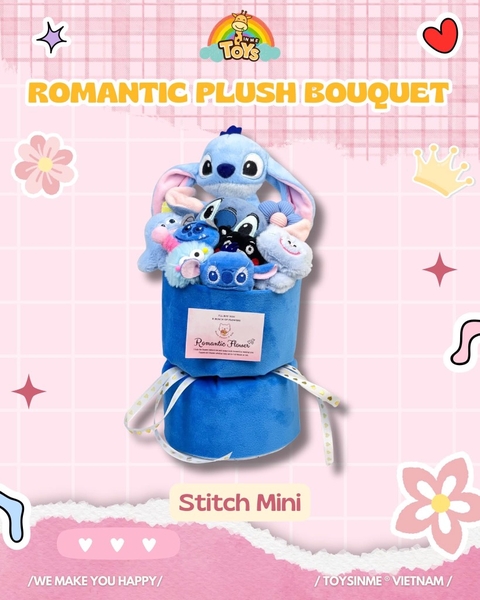 SET HOA GẤU BÔNG NHÂN VẬT HOẠT HÌNH - ĐỒ CHƠI QUÀ TẶNG LƯU NIỆM