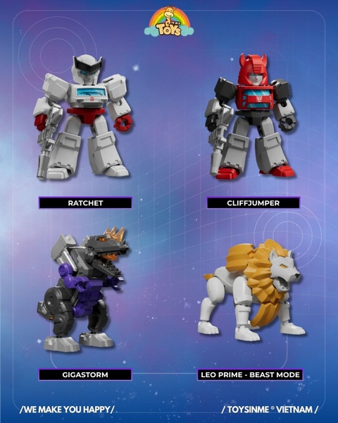 ĐỒ CHƠI MÔ HÌNH LẮP RÁP BLOKEES TRANSFORMERS DEFENDER - 07 POWER OF THE BEAST