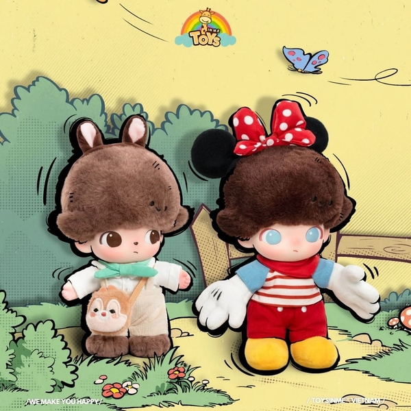 ĐỒ CHƠI HỘP MÙ DIMOO × DISNEY PLUSH KEYCHAIN BLIND BOX