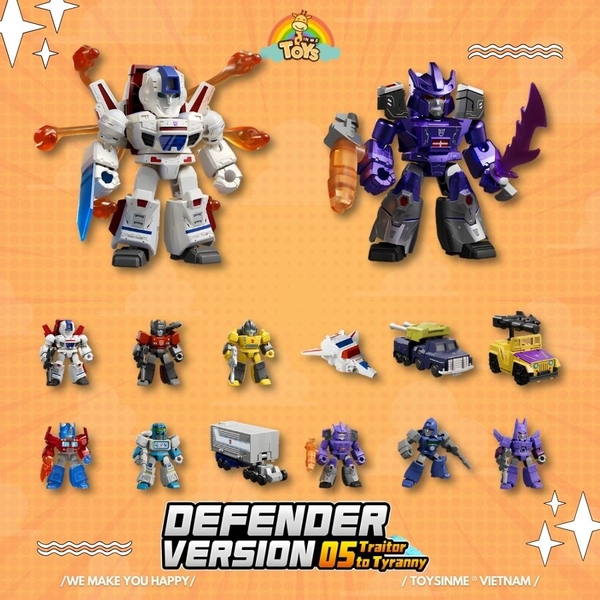 ĐỒ CHƠI MÔ HÌNH HỘP MÙ BLOKEES TRANSFORMERS DEFENDER