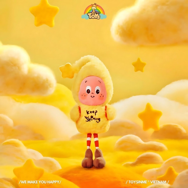 MÓC KHÓA GẤU BÔNG TWINKLE TWINKLE V3 - SWEET DREAMS FORECAST KEY RING SERIES