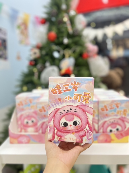 ĐỒ CHƠI HỘP MÙ GẤU BÔNG BABY THREE V3 MINI