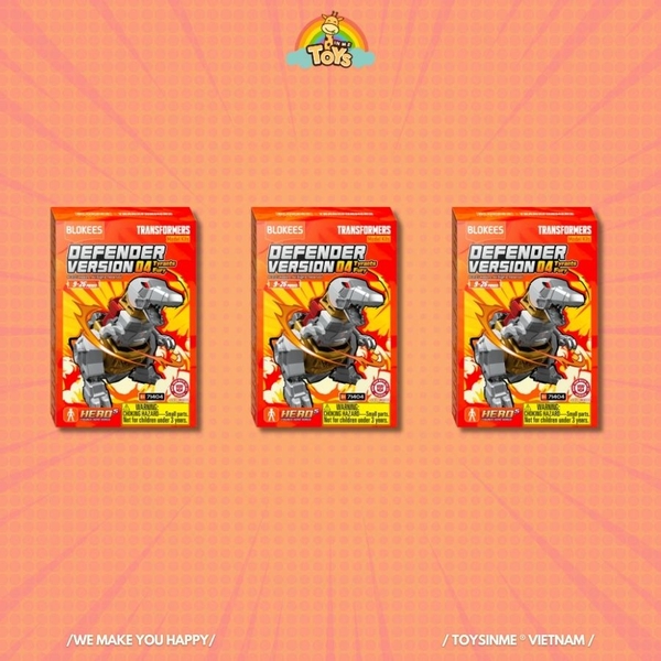 ĐỒ CHƠI MÔ HÌNH LẮP RÁP BLOKEES TRANSFORMERS DEFENDER - 04 TYRANTS FURY
