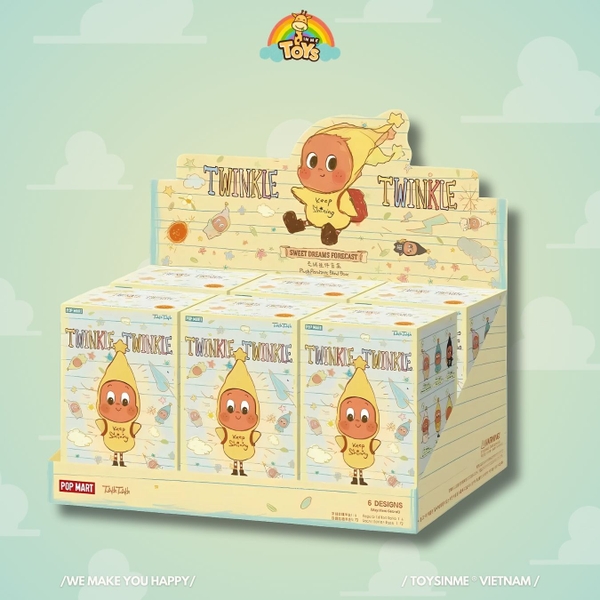 MÓC KHÓA GẤU BÔNG TWINKLE TWINKLE V3 - SWEET DREAMS FORECAST KEY RING SERIES