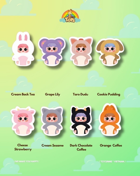 ĐỒ CHƠI HỘP MÙ MÓC KHÓA MIGO FOREST PARTY